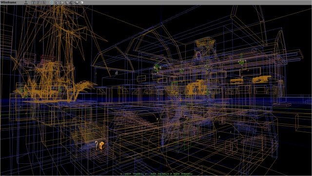 New map wireframe