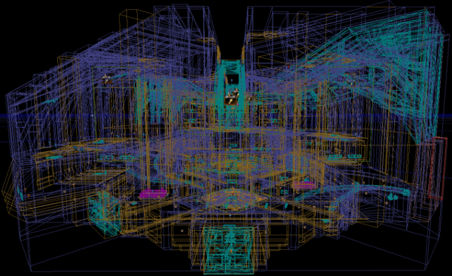 Atomnium Wireframe