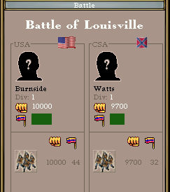 Beginning of the Louisville siege