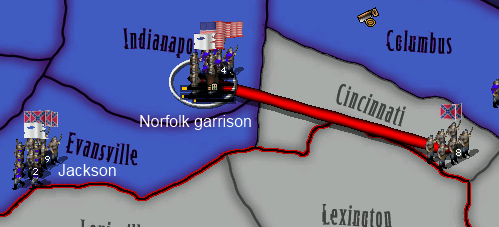 Retreat of the Norfolk garrison