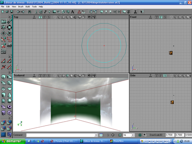 Composition de la skybox avec deux FogRings